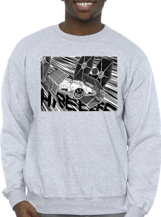 Actual product image Star Wars Mens Anime Plane Sweatshirt (L)