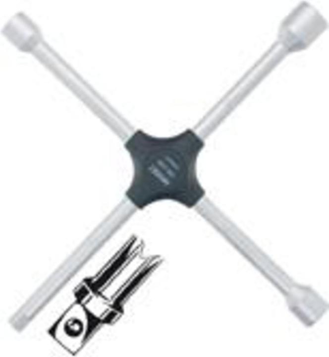 Produktbild HAZET Kreuzschlüssel 705V-02 ∙ Aussen Sechskant Profil ∙ 17 x 19 x 22 x Aussenvierkant 12,5 = 1/2 Zol…