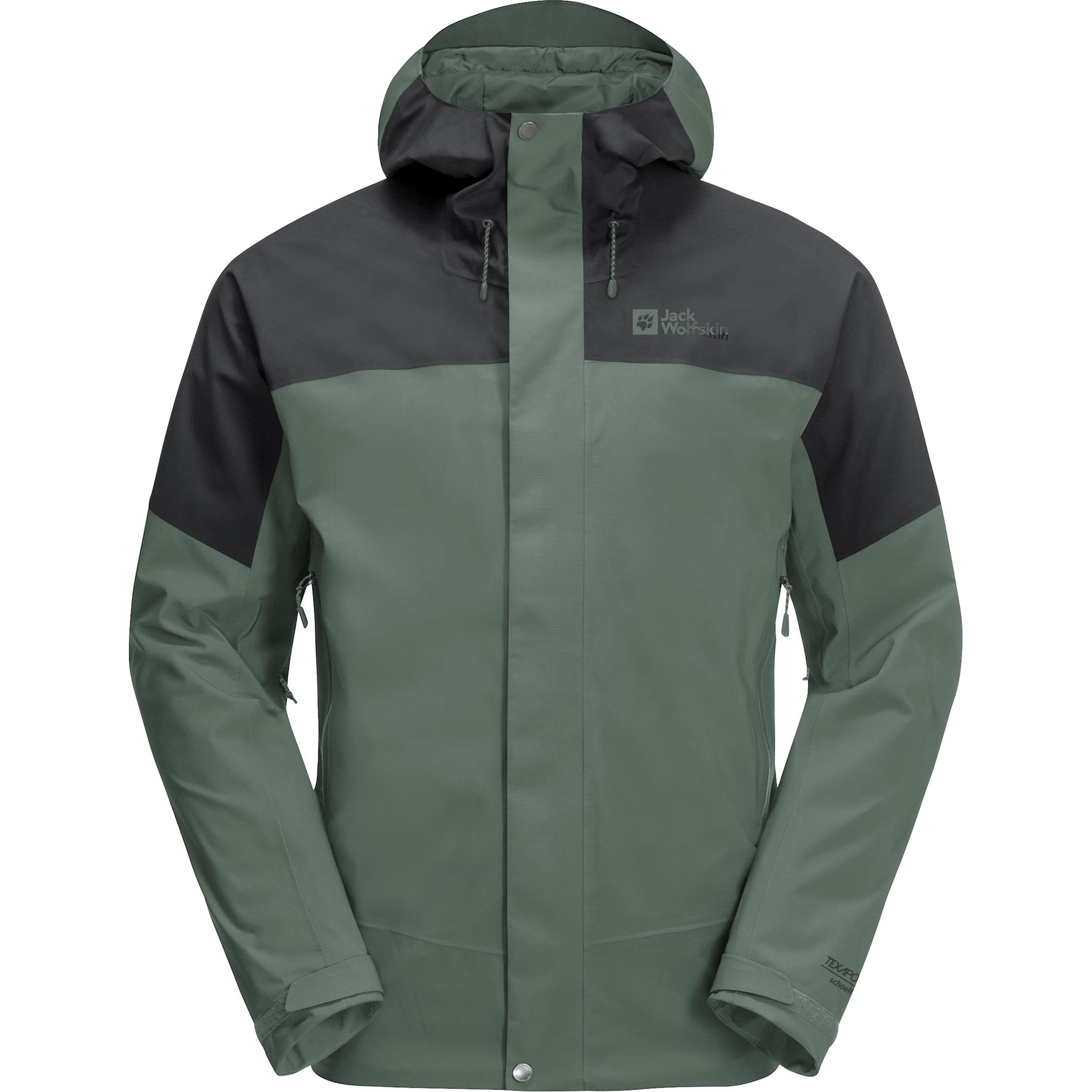 Jack Wolfskin, Herren, Jacke, Kammweg 2L Jkt M (L), Grün, L