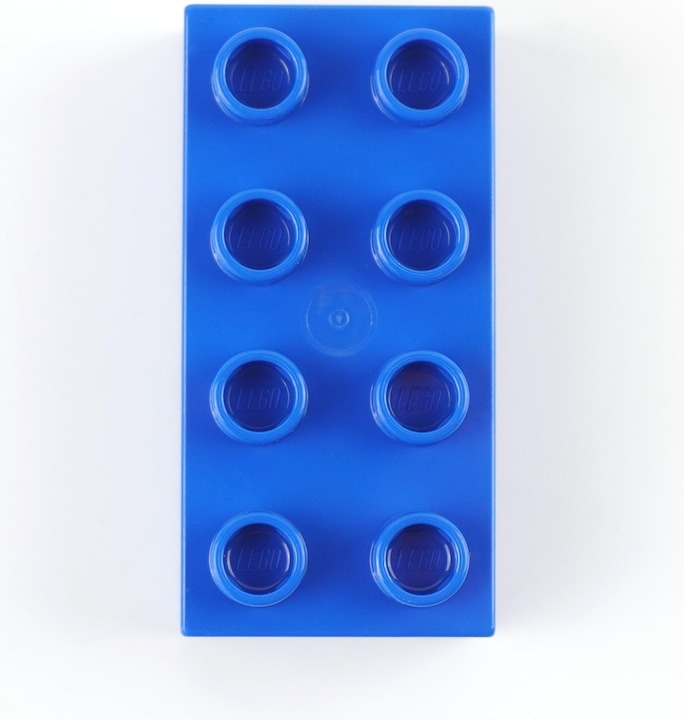 Productafbeelding LEGO Duplo 2x4 stenen Blauw - 100 stuks - Basisstenen 3011 NIEUW (3011)