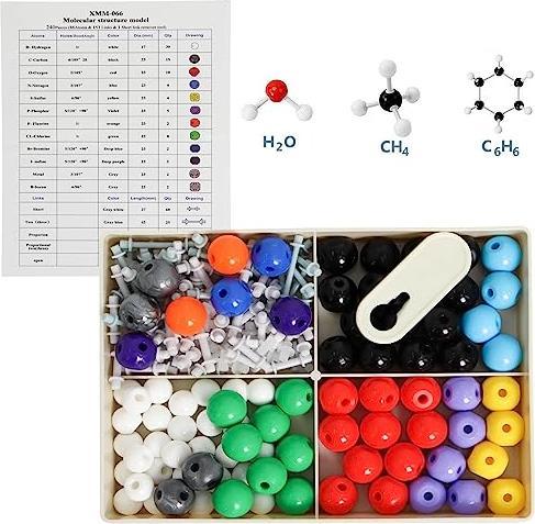 Image du produit Activity Board Modèle de molécule de chimie, Modèle de molécule de structure organique et inorganique Kit 240