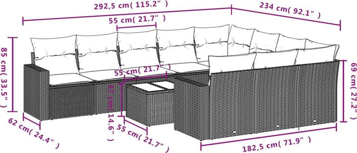 Produktbild vidaXL Jenna