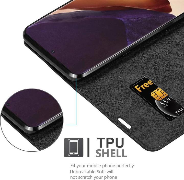 Actual product image Cadorabo Book Invisible Magnet Cover (Samsung Galaxy Note 20 Ultra)
