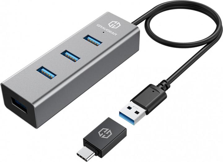 Produktbild Graugear Usb-Hub (USB-C, 4 Ports)