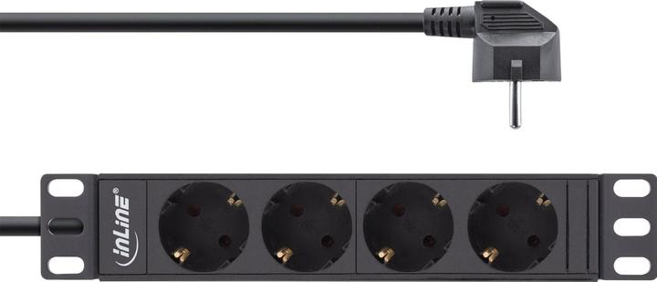 Actual product image InLine 10" power strip (4 x, CEE 7/3, 2 m)