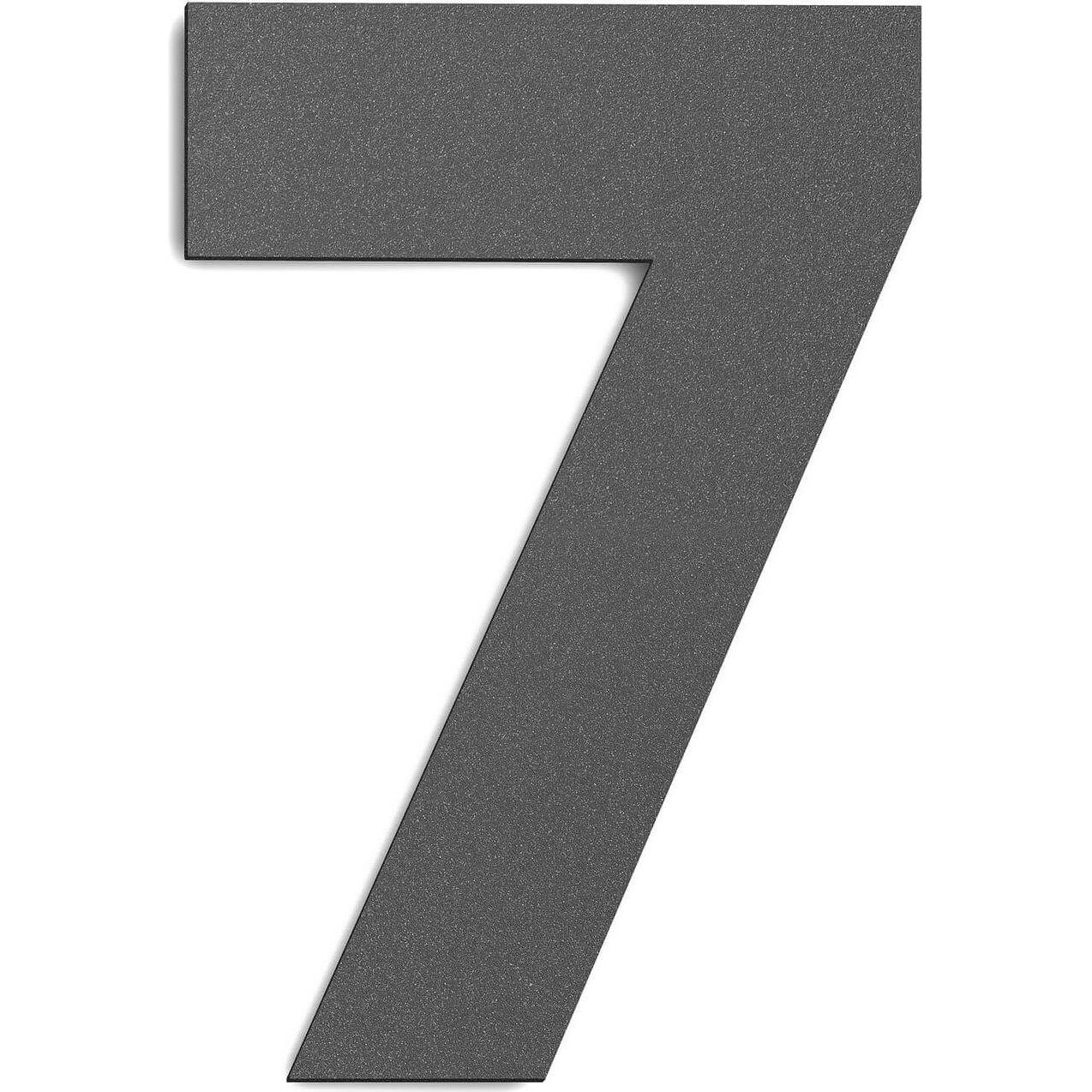 CMD, Hausnummer + Türschild, Hausnummer Gross IP44 Anthrazit Made in Germany CMD-G7anthrazit