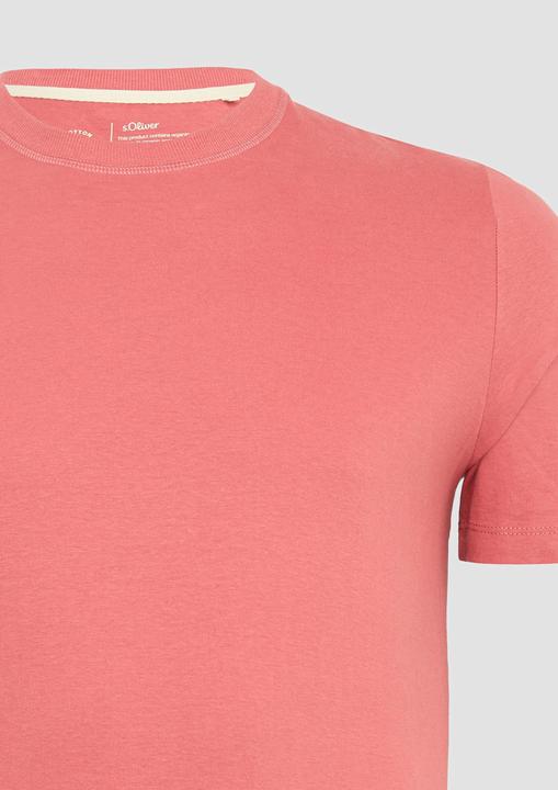 Produktbild S.Oliver T-Shirt T-Shirt mit Crewneck und Flatlock-Details (XXL)