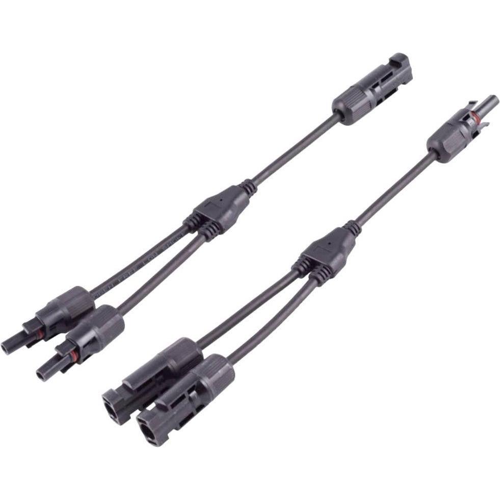 BKL Electronic, Zubehör Solarenergie, 2800026 2/1 Y-Stecker 6 mm² Kabellänge 0.30 m