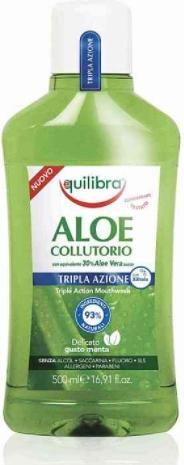 Image du produit Equilibra Aloe Collutorio Triple Action Mouthwash płyn do płukania jamy ustnej 500ml (500 ml, Bains de bouche)