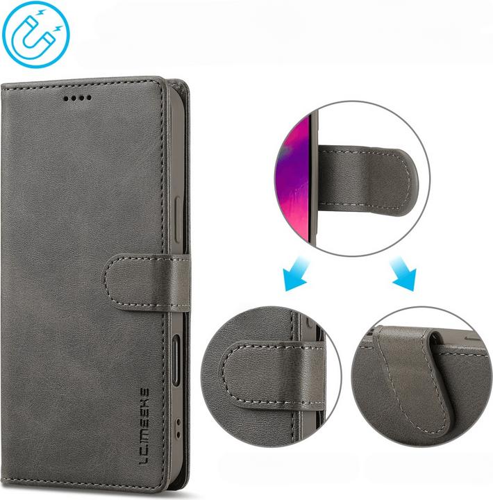 Produktbild Cover-Discount iPhone 16 Plus - LC.IMEEKE Leder Etui Hülle (Apple iPhone 16 Plus)