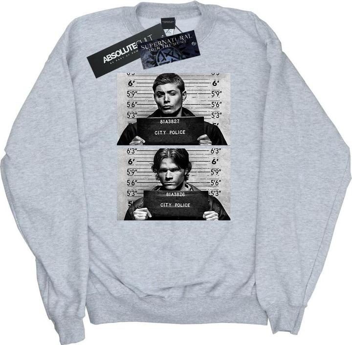 Immagine prodotto Supernatural Winchester Mugshots Felpa Uomo (XL)
