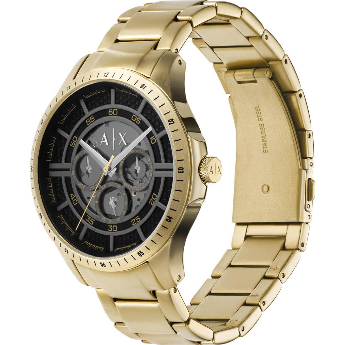 Thumbnail - Armani Exchange, Armbanduhr, Herrenuhr, Gold, (Analoguhr, 46 mm)