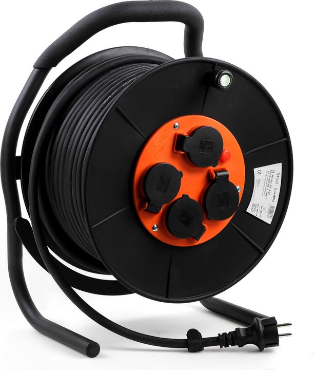 Productafbeelding Qwatt Pro QwattPro 1211003 EZwinder ER300 Kabeltrommel 25mtr 3x1.50 (25 m, 1.50 mm²)