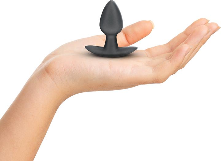 Produktbild Ouch! Glatter Silikon Anal Plug - Klein - 2.6 / 6,5 cm - Gunmetal