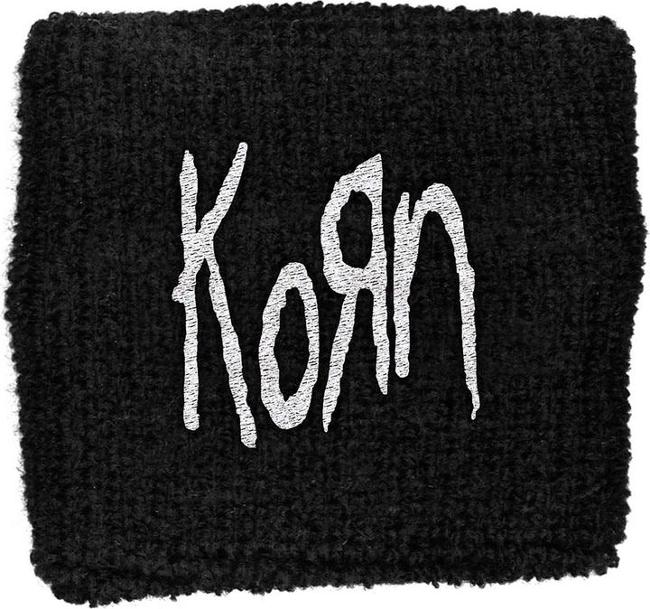 Actual product image Korn Logo Fabric Wristband (20% elastane, 80% cotton)