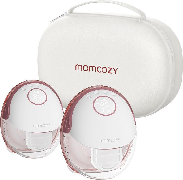 Momcozy Tire-lait mains libres M6 Rouge Double Packs