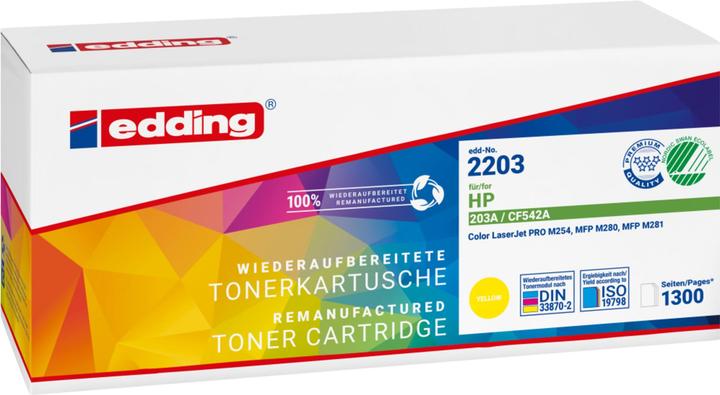 Produktbild Edding Toner ersetzt 203A (CF542A) - - 1.30 Seiten (Y)
