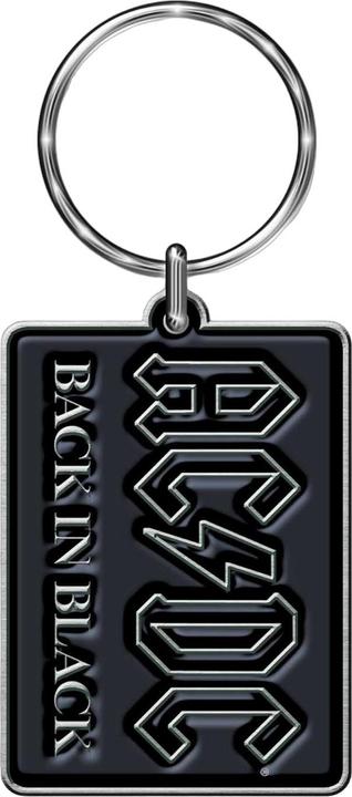 Actual product image AC/DC Back In Black Keyring