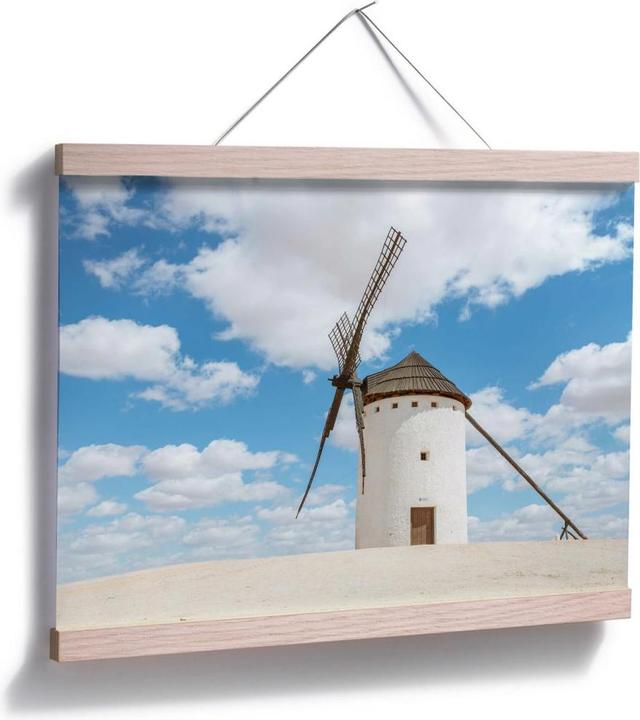 Image du produit Trenddeko Moulins à vent sur la route de Don Quichotte en Espagne (60 x 50 cm)