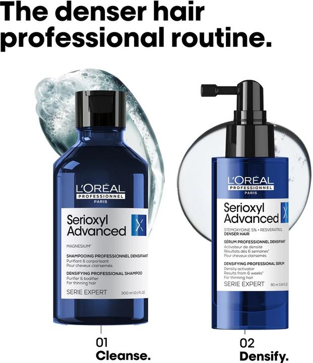 Image du produit L'Oréal Professionnel Série Expert Anti-Thinning Purifier & Bodifier (Shampoing liquide, 300 ml)