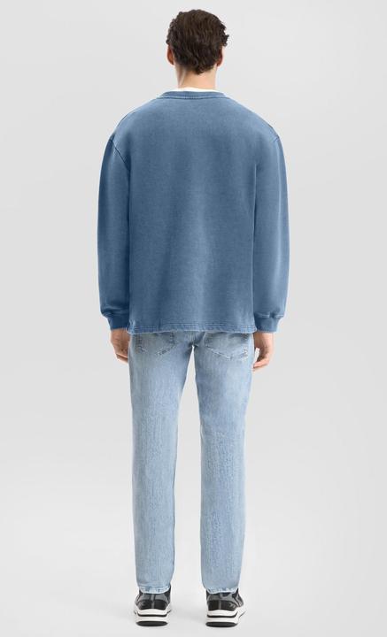 Produktbild s.Oliver Sweatshirt Gewaschenes Sweatshirt mit Kontrast-Detail (M)