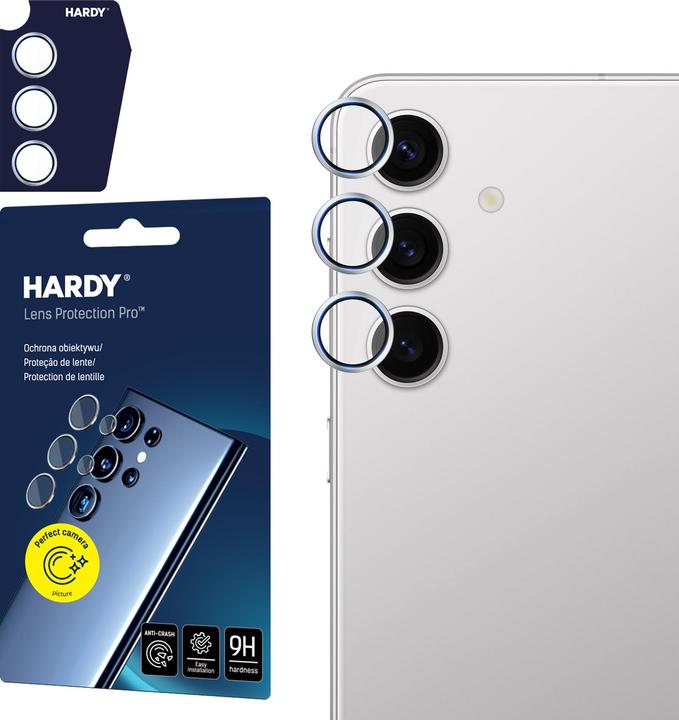 Actual product image 3MK HARDY Lens Protector Pro for Samsung Galaxy S24 Grey (Samsung Galaxy S24)