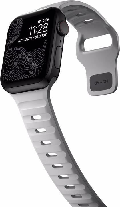 Actual product image Nomad Sport Strap V2 40mm/38mm Lunar Gray (40 mm, Plastic)