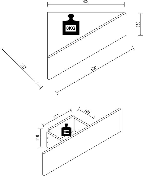 Actual product image VCM Usal (60 x 43 x 15 cm)