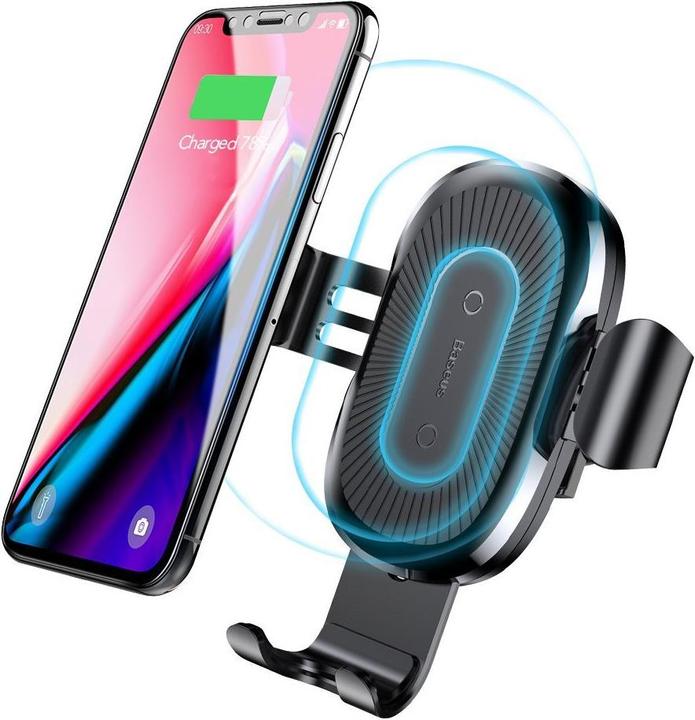 Actual product image Baseus 2 in 1 Qi Fast Charger