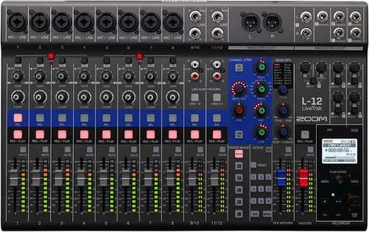 Zoom LiveTrak L-12 (Studio- and Livemixer)