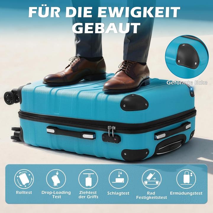 Actual product image Coolife 2er-Set Hartschalen-Reisekoffer