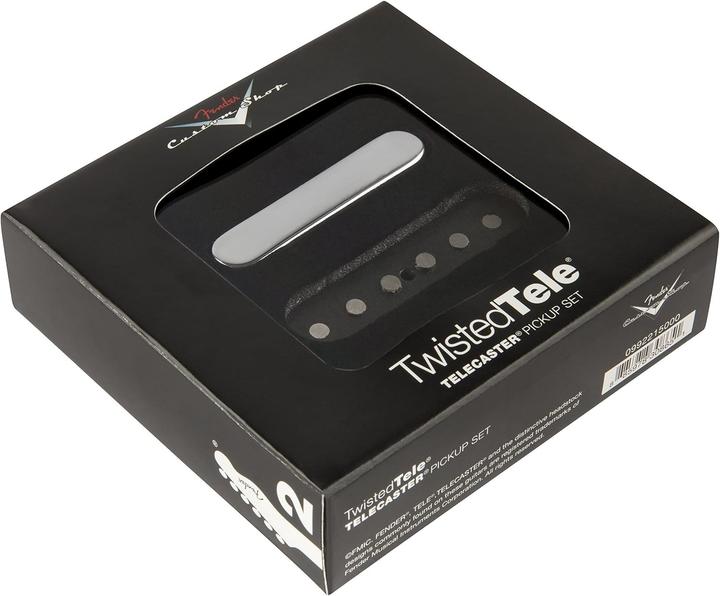 Image du produit Fender Twisted Tele PU noir/chrome (2) (Capteurs d'instruments)