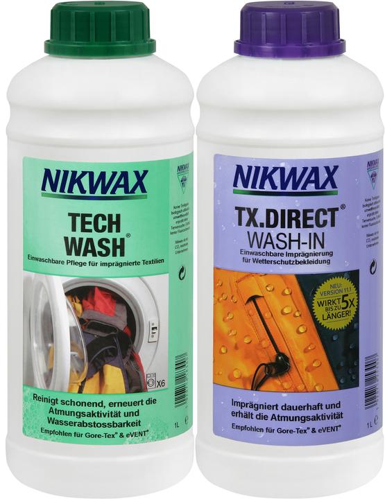 Produktbild Nikwax Tech Wash + TX Direct 2 x 1 l (Flüssigwaschmittel)
