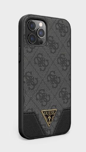 Immagine prodotto Guess Copertina rigida 4G Triangolo (Realme 12 Pro+, Apple iPhone 12)