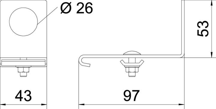 Actual product image OBO Bettermann Side holder