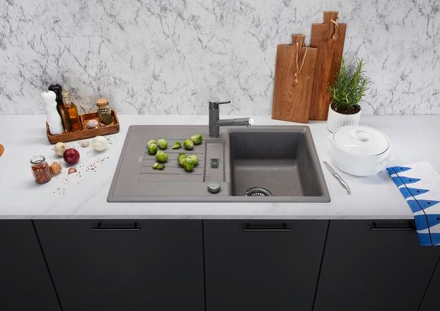 Actual product image Blanco Zia 45 S (Top-mounted sink, 78 cm, 50 cm)