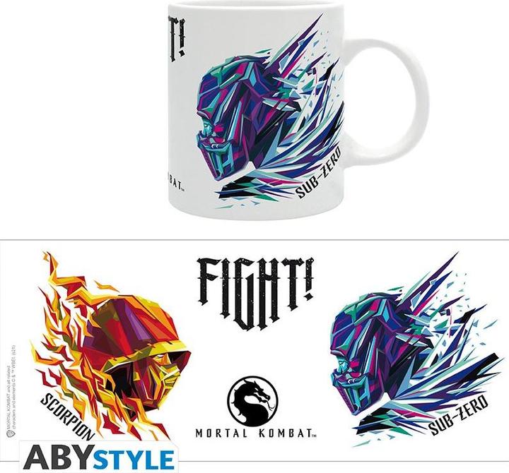 Image du produit ABYstyle Mortal Kombat - Tazza 320ml Subli : Scorpion vs Sub-Zero (320 ml, 2 x)