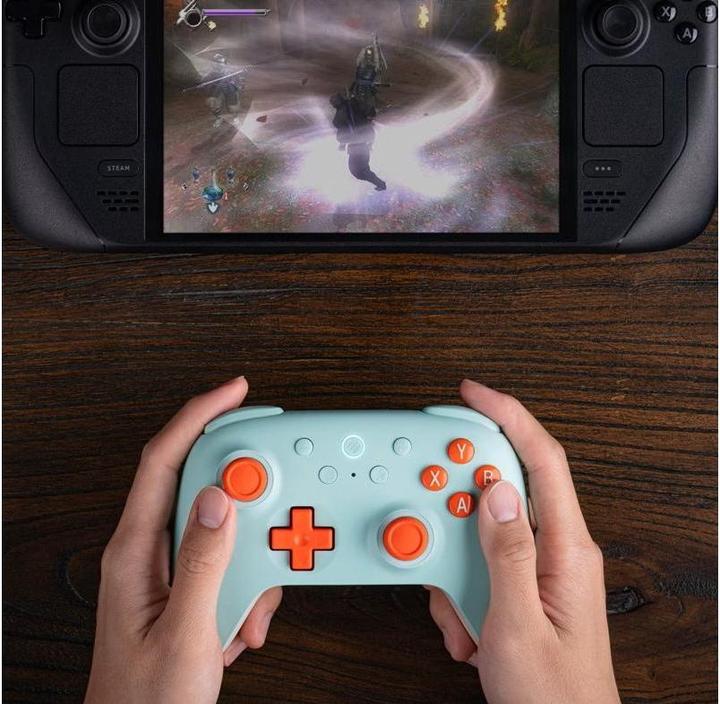 Actual product image 8bitdo Ultimate 2C Wireless (mint/orange, for Windows & Android) (Android, PC, Windows)