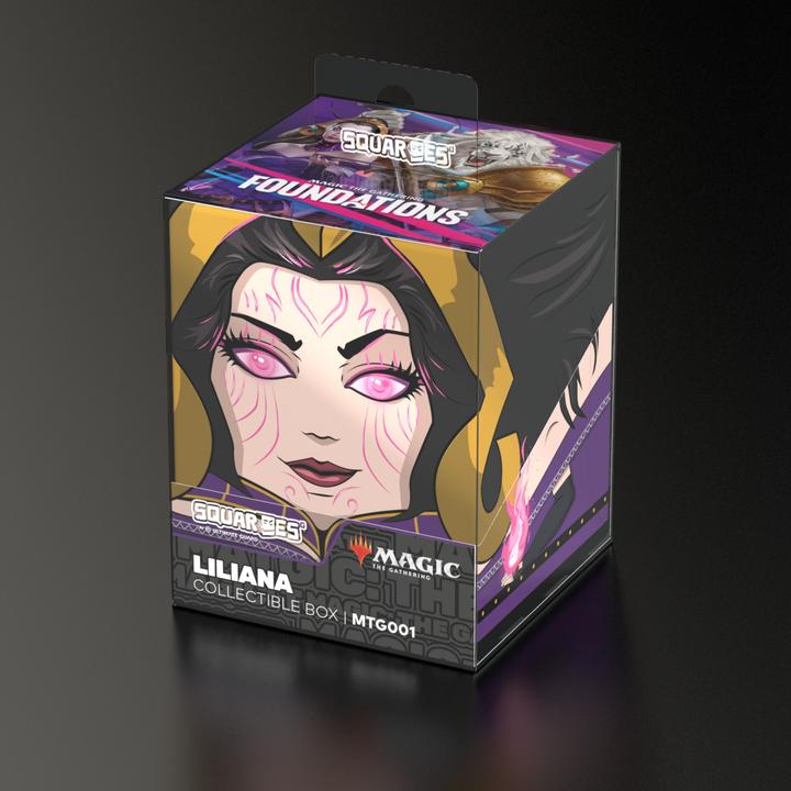 Actual product image Squaroes Squaroe Magic: The Gathering "Foundations" MTG001 - Liliana