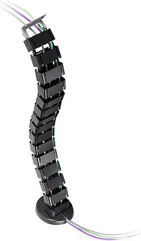 Image du produit Icy Box IB-MSA104-CM sorgt fuer ein sauberes Erscheinungsbild am Schreibtisch verbirgt saemtliche Kabel