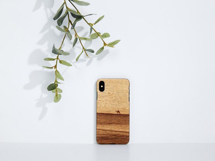 Produktbild Man&Wood SmartPhone case iPhone XS Max terra black (Apple iPhone XS Max)