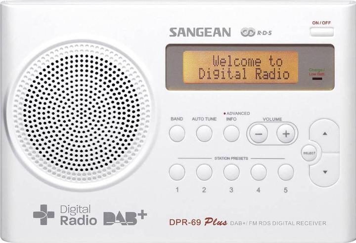 Actual product image Sangean Dpr-69+ (DAB+, FM)