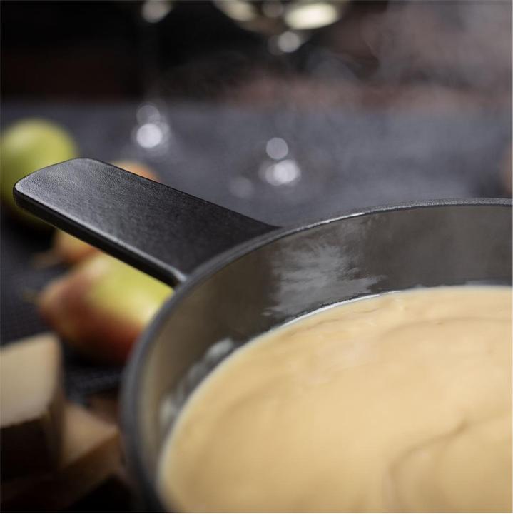 Image du produit Kuhn Rikon Caquelon induction fonte noir matt avec poignée d'assistance Ø 24 cm (3.20 l)