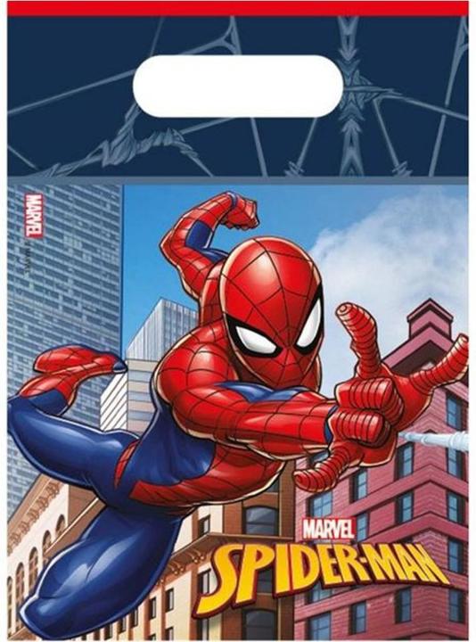 Spiderman Sacs de fête (Pochette cadeau, 6 x)