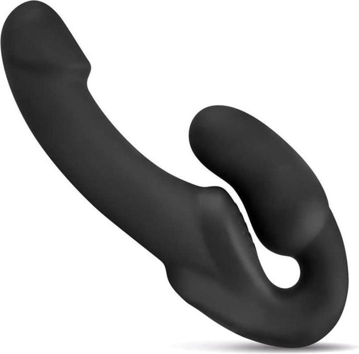 Actual product image No-Parts NoParts Morgan halterloser StrapOn Dildo 22 cm Schwarz