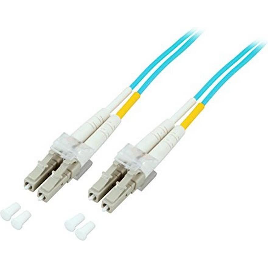 EFB Elektronik Duplex Jumper LC/LC 50/125µ,7,5 Meter, ECOFIBER, OM3, LSZH (O0312.7,5) (7.50 m), Netzwerkkabel