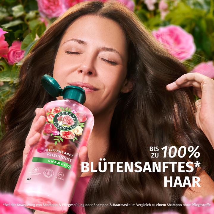 Produktbild Herbal Essences Blütensanft mit Rosenduft (350 ml, Flüssiges Shampoo)