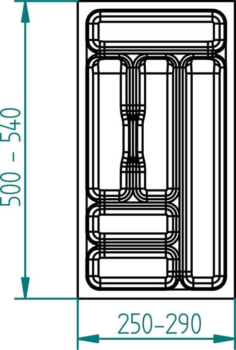 Produktbild Agoform Besteckeinsatz