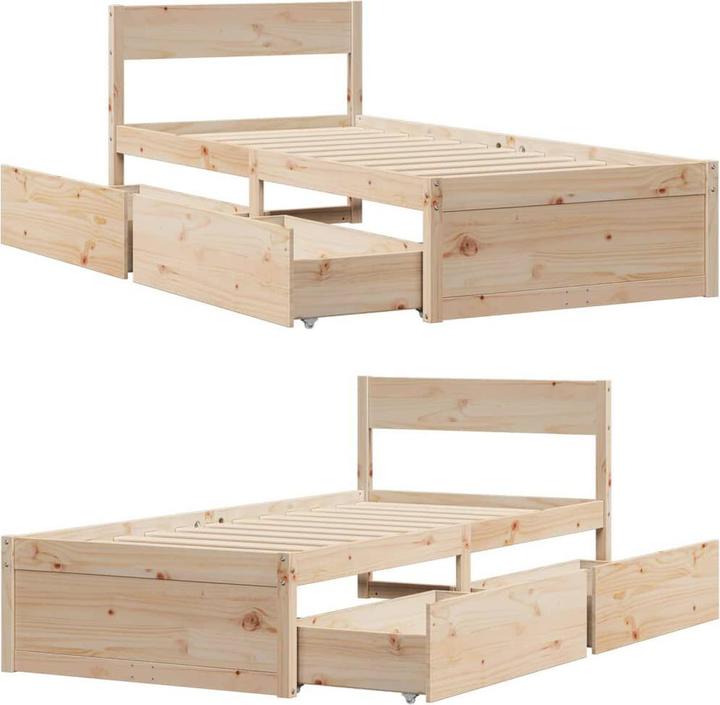 Image du produit vidaXL Bettgestell (90 x 190 cm)