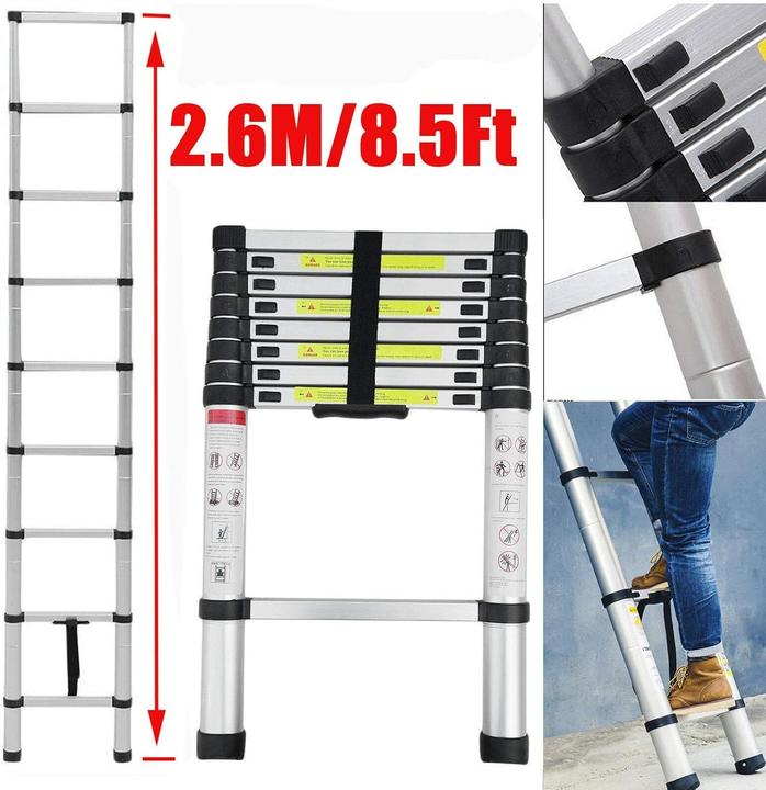 Produktbild Autofather Ausziehbare Teleskopleiter (Teleskopleiter, 260 cm)